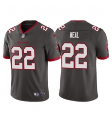 Tampa Bay Buccaneers #22 Keanu Neal Gray Vapor Limited Stitched Jersey