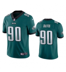 Philadelphia Eagles #90 Jordan Davis Green Vapor Untouchable Limited Stitched Jersey