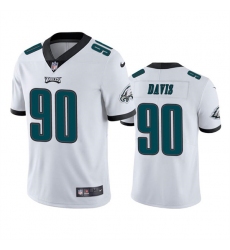 Philadelphia Eagles #90 Jordan Davis White Vapor Untouchable Limited Stitched Jersey