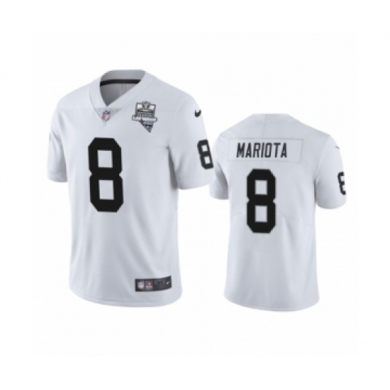 Women's Oakland Raiders #8 Marcus Mariota White 2020 Inaugural Season Vapor Limited Jersey Women's Oakland Raiders #8 Marcus Mariota White 2020 Inaugural Season Vapor Limited Jersey