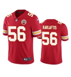 Kansas City Chiefs #56 George Karlaftis Red Vapor Untouchable Limited Stitched Football Jersey