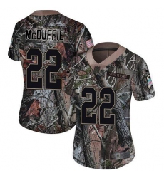 Women's Nike Kansas City Chiefs #22 Trent McDuffie Camo Stitched NFL Limited Rush Realtree Jersey