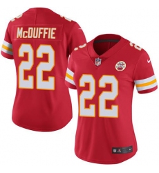 Women's Nike Kansas City Chiefs #22 Trent McDuffie Red Team Color Stitched NFL Vapor Untouchable Limited Jersey