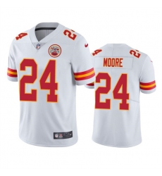 Kansas City Chiefs #24 Skyy Moore White Vapor Untouchable Limited Stitched Football Jersey