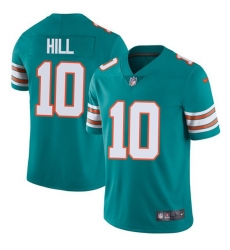 Miami Dolphins #10 Tyreek Hill Aqua Color Rush Limited Stitched Football Jersey