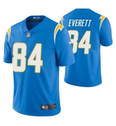 Los Angeles Chargers #84 Gerald Everett Blue Vapor Untouchable Limited Stitched Jersey