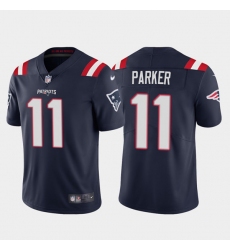 New England Patriots #11 DeVante Parker Navy Vapor Untouchable Limited Stitched Jersey