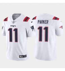 New England Patriots #11 DeVante Parker White Vapor Untouchable Limited Stitched Jersey