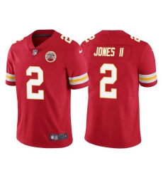 Kansas City Chiefs #2 Ronald Jones II Red Vapor Untouchable Limited Stitched Football Jersey