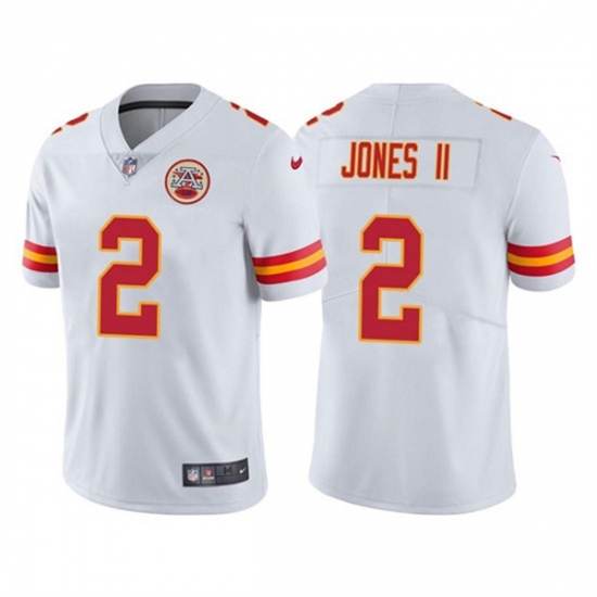 Kansas City Chiefs #2 Ronald Jones II White Vapor Untouchable Limited Stitched Football Jersey