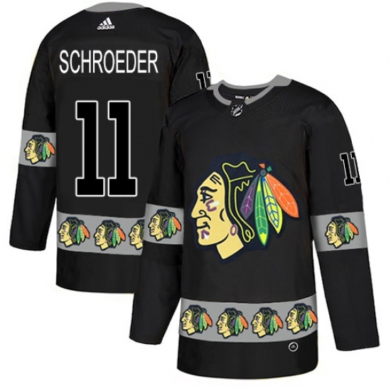 Men's Adidas Chicago Blackhawks #11 Jordan Schroeder Authentic Black Team Logo Fashion NHL Jersey Men's Adidas Chicago Blackhawks #11 Jordan Schroeder Authentic Black Team Logo Fashion NHL Jersey