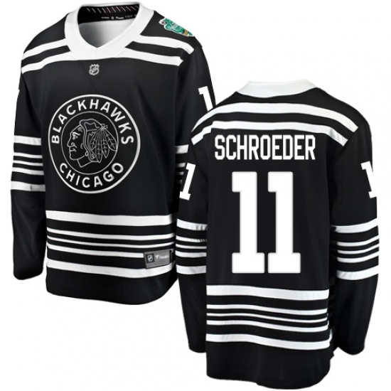 Youth Chicago Blackhawks #11 Jordan Schroeder Black 2019 Winter Classic Fanatics Branded Breakaway NHL Jersey Youth Chicago Blackhawks #11 Jordan Schroeder Black 2019 Winter Classic Fanatics Branded Breakaway NHL Jersey