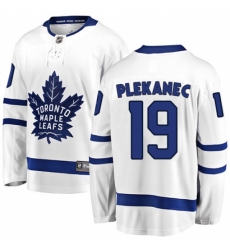 Youth Toronto Maple Leafs #19 Tomas Plekanec Authentic White Away Fanatics Branded Breakaway NHL Jersey Youth Toronto Maple Leafs #19 Tomas Plekanec Authentic White Away Fanatics Branded Breakaway NHL Jersey