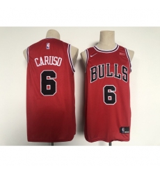 Men's Chicago Bulls #6 Alex Caruso Red Edition Swingman Stitched Basketball Jersey