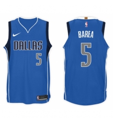 Nike NBA Dallas Mavericks #5 J J  Barea Jersey 2017-18 New Season Blue Jersey