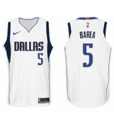 Nike NBA Dallas Mavericks #5 J J  Barea Jersey 2017-18 New Season White Jersey