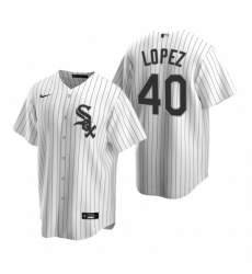Men's Nike Chicago White Sox #40 Reynaldo Lopez White Home Stitched Baseball Jersey Men's Nike Chicago White Sox #40 Reynaldo Lopez White Home Stitched Baseball Jersey
