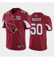 Men's Nike Arizona Arizona Cardinals #50 Evan Weaver Red Big Team Logo Player Vapor Limited NFL Jersey