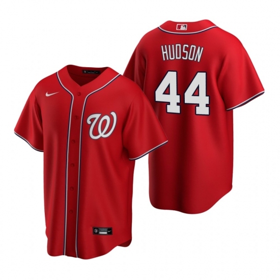 Men's Nike Washington Nationals #44 Daniel Hudson Red Alternate Stitched Baseball Jersey Men's Nike Washington Nationals #44 Daniel Hudson Red Alternate Stitched Baseball Jersey