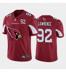 Men's Nike Arizona Cardinals #92 Rashard Lawrence Red Big Team Logo Player Vapor Limited NFL Jersey