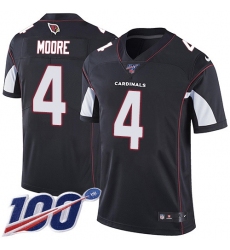 Men's Nike Arizona Cardinals #4 Rondale Moore Black Alternate Stitched NFL 100th Season Vapor Untouchable Limited Jersey