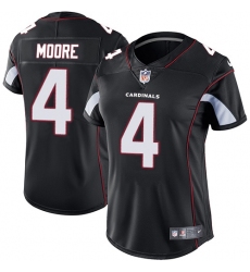 Women's Nike Arizona Cardinals #4 Rondale Moore Black Alternate Stitched NFL Vapor Untouchable Limited Jersey