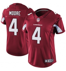 Women's Nike Arizona Cardinals #4 Rondale Moore Red Team Color Stitched NFL Vapor Untouchable Limited Jersey