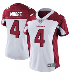 Women's Nike Arizona Cardinals #4 Rondale Moore White Stitched NFL Vapor Untouchable Limited Jersey