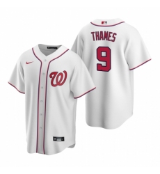 Men's Nike Washington Nationals #9 Eric Thames White Home Stitched Baseball Jersey Men's Nike Washington Nationals #9 Eric Thames White Home Stitched Baseball Jersey