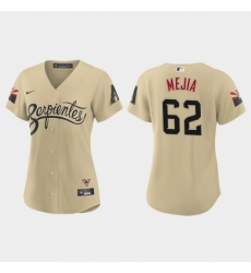 Women's Nike Arizona Diamondbacks #62 Humberto Mejia 2021 City Connect Gold MLB Jersey