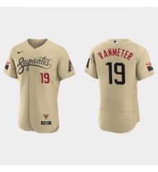 Men's Nike Arizona Diamondbacks #19 Josh Vanmeter 2021 City Connect Authentic MLB Jersey Gold