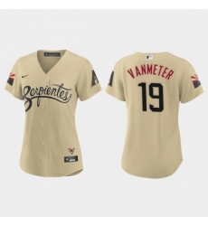 Women's Nike Arizona Diamondbacks #19 Josh Vanmeter 2021 City Connect MLB Jersey Gold