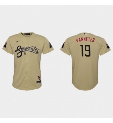 Youth Nike Arizona Diamondbacks #19 Josh Vanmeter 2021 City Connect MLB Jersey Gold