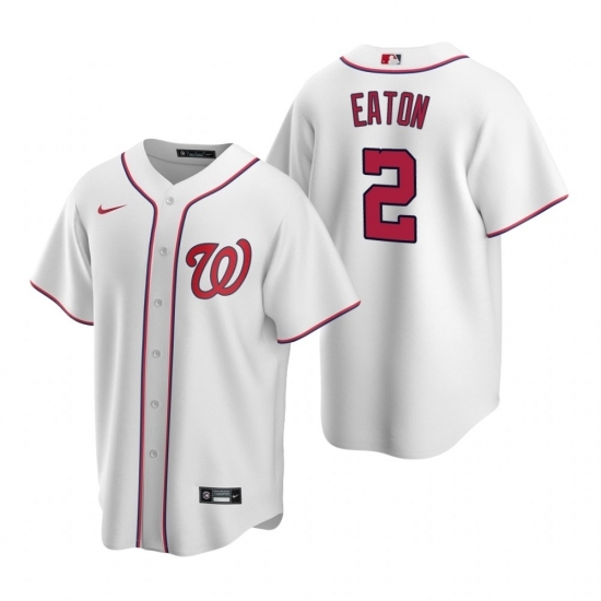 Men's Nike Washington Nationals #2 Adam Eaton White Home Stitched Baseball Jersey Men's Nike Washington Nationals #2 Adam Eaton White Home Stitched Baseball Jersey