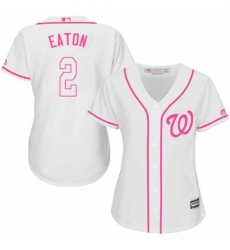 Women's Majestic Washington Nationals #2 Adam Eaton Replica White Fashion Cool Base MLB Jersey Women's Majestic Washington Nationals #2 Adam Eaton Replica White Fashion Cool Base MLB Jersey