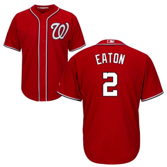 Youth Majestic Washington Nationals #2 Adam Eaton Replica Red Alternate 1 Cool Base MLB Jersey Youth Majestic Washington Nationals #2 Adam Eaton Replica Red Alternate 1 Cool Base MLB Jersey
