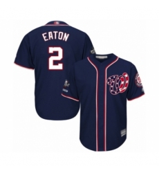 Youth Washington Nationals #2 Adam Eaton Authentic Navy Blue Alternate 2 Cool Base 2019 World Series Champions Baseball Jersey Youth Washington Nationals #2 Adam Eaton Authentic Navy Blue Alternate 2 Cool Base 2019 World Series Champions Baseball Jersey
