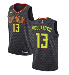 Women's Nike Atlanta Hawks #13 Bogdan Bogdanovic Black NBA Swingman Icon Edition Jersey