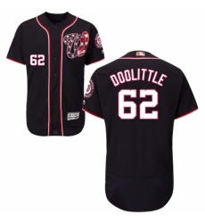 Men's Majestic Washington Nationals #62 Sean Doolittle Navy Blue Flexbase Authentic Collection MLB Jersey