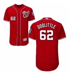 Men's Majestic Washington Nationals #62 Sean Doolittle Red Flexbase Authentic Collection MLB Jersey