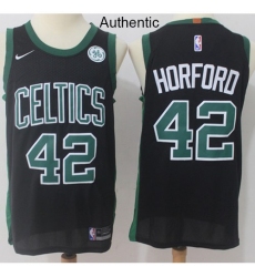 Men's Nike Boston Celtics #42 Al Horford Black NBA Authentic Statement Edition Jersey