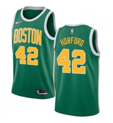 Men's Nike Boston Celtics #42 Al Horford Green NBA Swingman Earned Edition Jersey