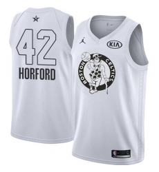 Men's Nike Boston Celtics #42 Al Horford White NBA Jordan Swingman 2018 All-Star Game Jersey
