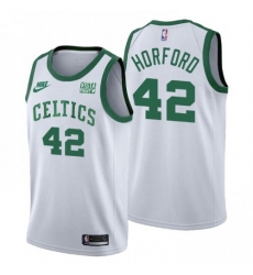 Women’s Boston Celtics #42 Al Horford Nike Releases Classic Edition NBA 75th Anniversary Jersey White