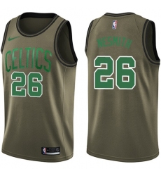 Youth Nike Boston Celtics #26 Aaron Nesmith Green Salute to Service NBA Swingman Jersey