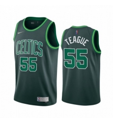 Men's Boston Celtics #55 Jeff Teague Green NBA Swingman 2020-21 Earned Edition Jersey