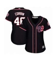 Women's Washington Nationals #46 Patrick Corbin Authentic Navy Blue Alternate 2 Cool Base 2019 World Series Bound Baseball Jersey Women's Washington Nationals #46 Patrick Corbin Authentic Navy Blue Alternate 2 Cool Base 2019 World Series Bound Baseball Jersey