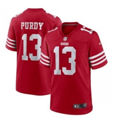 Men's San Francisco 49ers #13 Brock Purdy Nike 2022 Player Game Jersey - Scarlet