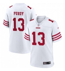 Men's San Francisco 49ers #13 Brock Purdy Nike 2022 Player Game Jersey - White