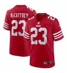 Men's San Francisco 49ers #23 Christian McCaffrey Nike 2022 Player Game Jersey - Scarlet